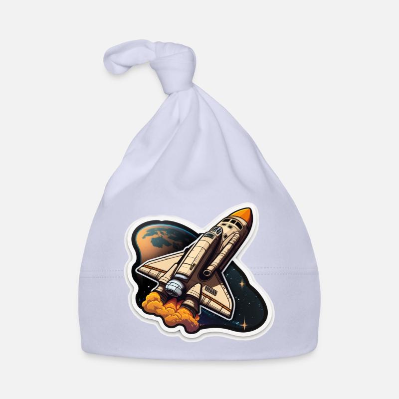 Space Rocket Baby Bio-Mütze