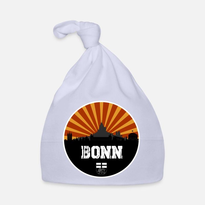 Bonn Skyline Rétro Bonnet bio Bébé