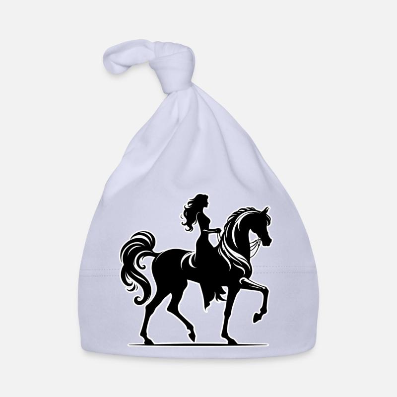 Arabisches Pferd Frau Baby Bio-Mütze