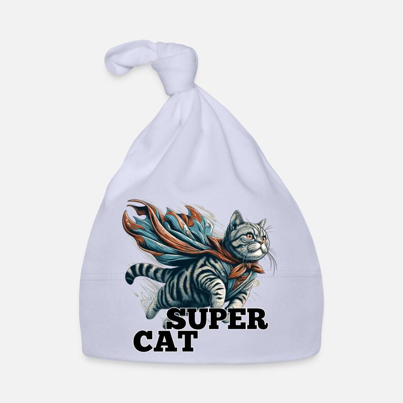 Super Katze Britisch Kurzhaar BKH getigert Baby Bio-Mütze
