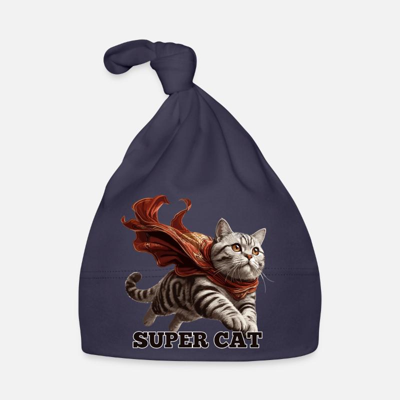 Super Katze Britisch Kurzhaar BKH getigert Baby Bio-Mütze
