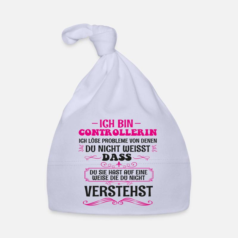 Lustiges Controllerin Spruch Beruf Geschenk Baby Bio-Mütze