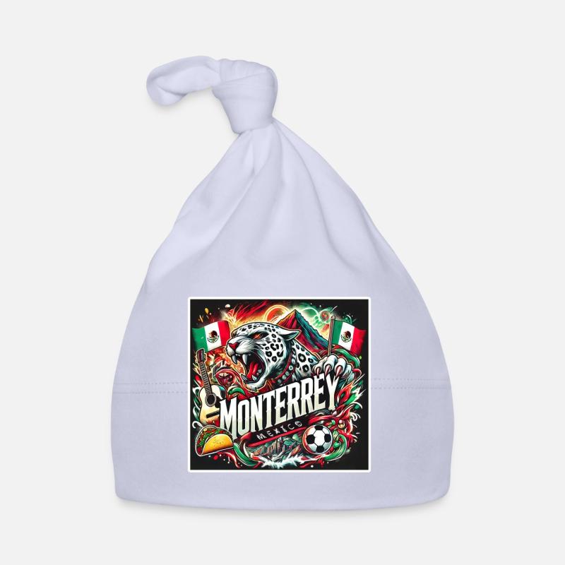 Monterrey Mexiko Städte Design Baby Bio-Mütze