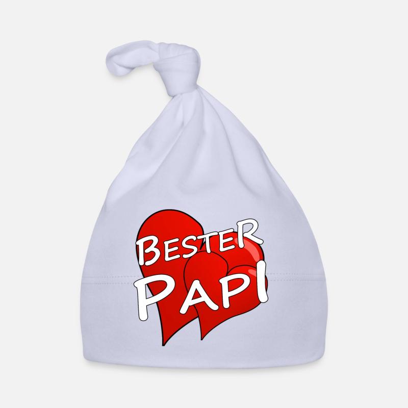 BESTER PAPI - Baby Bio-Mütze - Sky