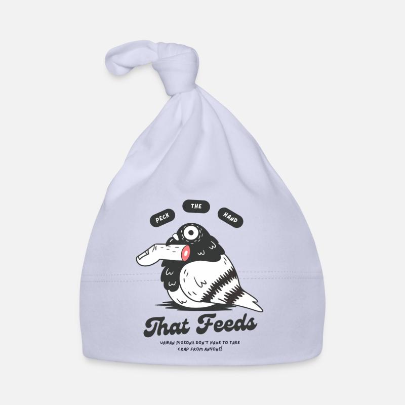 Peck The Hand That Feeds – Satirical Dove Organic Baby Cap