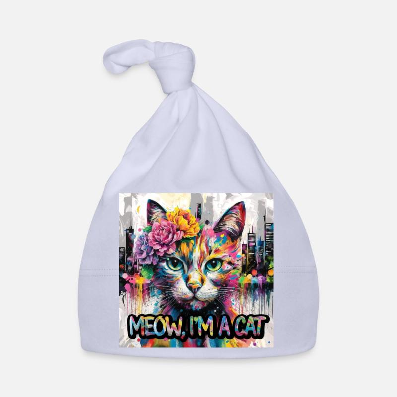Chat astucieux Version 2 Bonnet bio Bébé