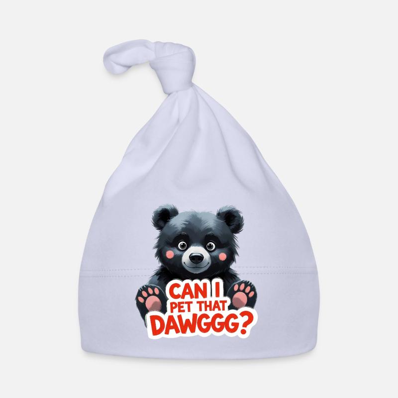 Puis-je caresser ce Dawggg Bonnet bio Bébé