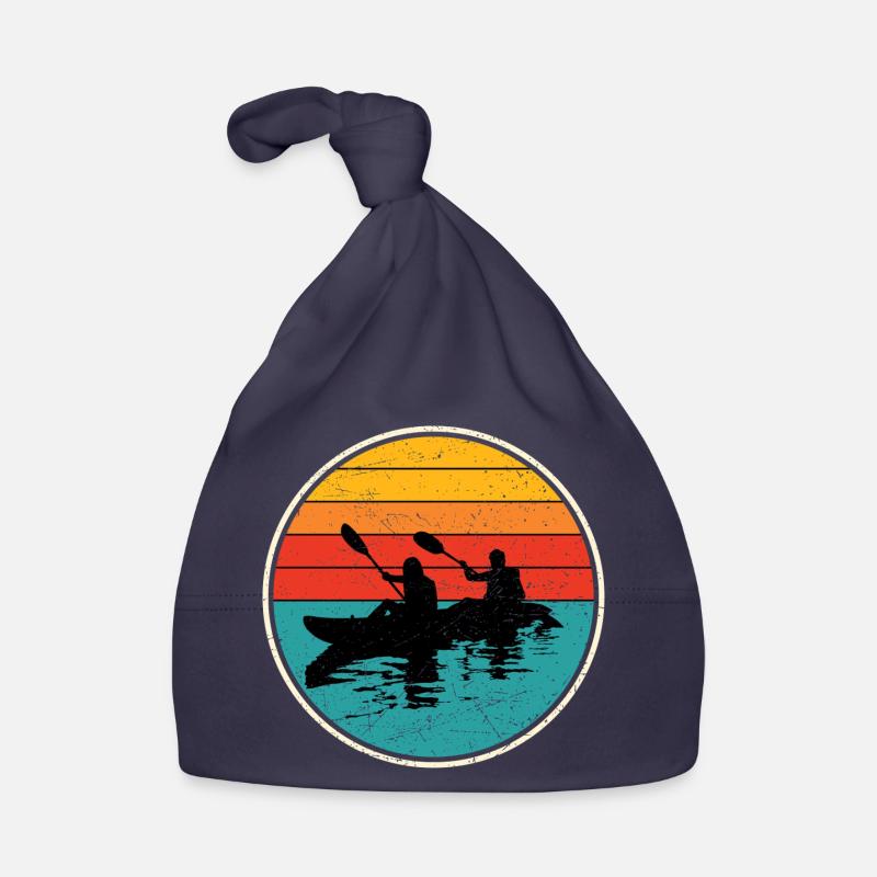 Sunset Kayak Duo Circle Organic Baby Cap
