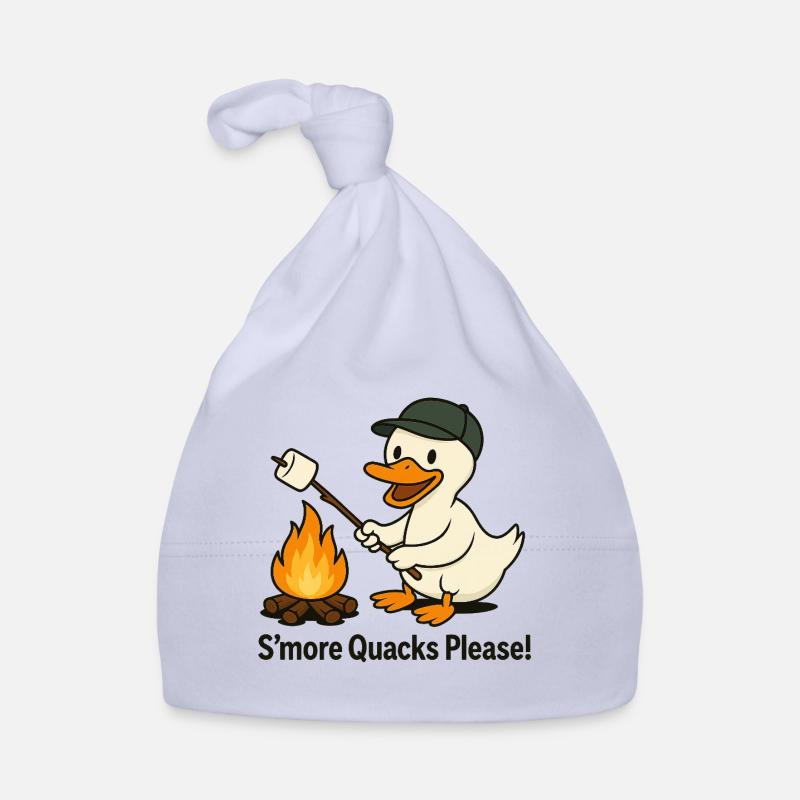 S'more Quacks Please! – Camping Duck Organic Baby Cap