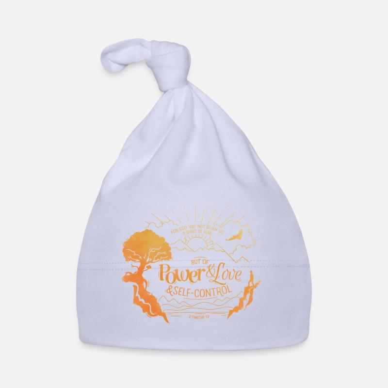 Dieu ne nous a pas donné un de crainte Bonnet bio Bébé