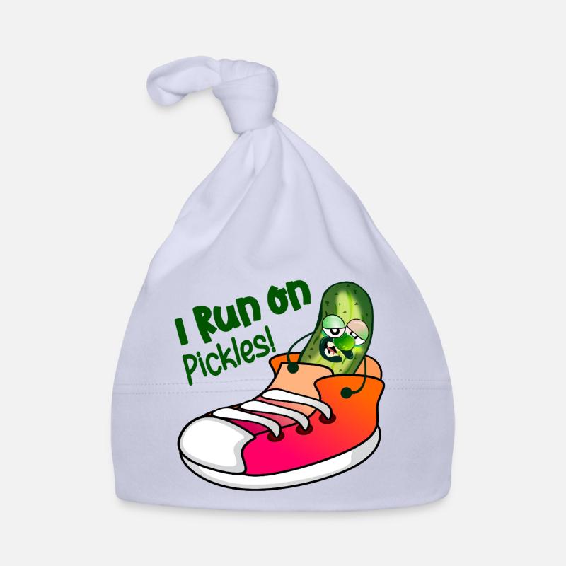 I RUN ON PICKLES Organic Baby Cap