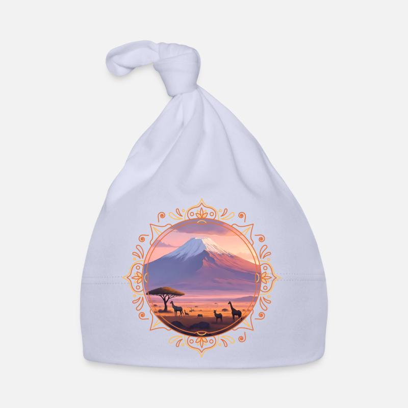 Kilimandscharo-Landschaft Baby Bio-Mütze