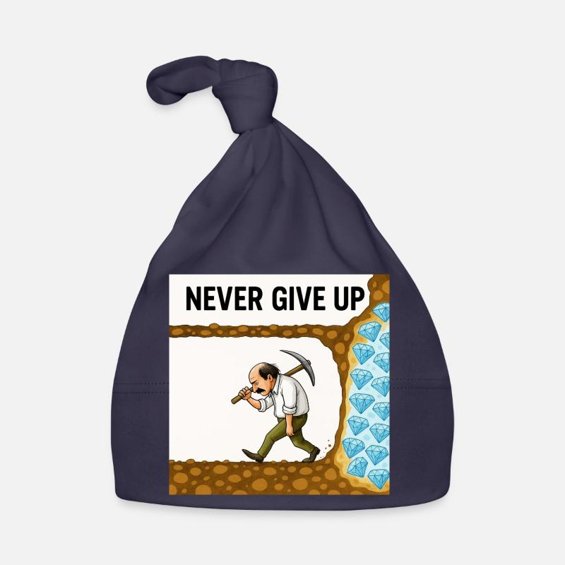 Never quit Organic Baby Cap