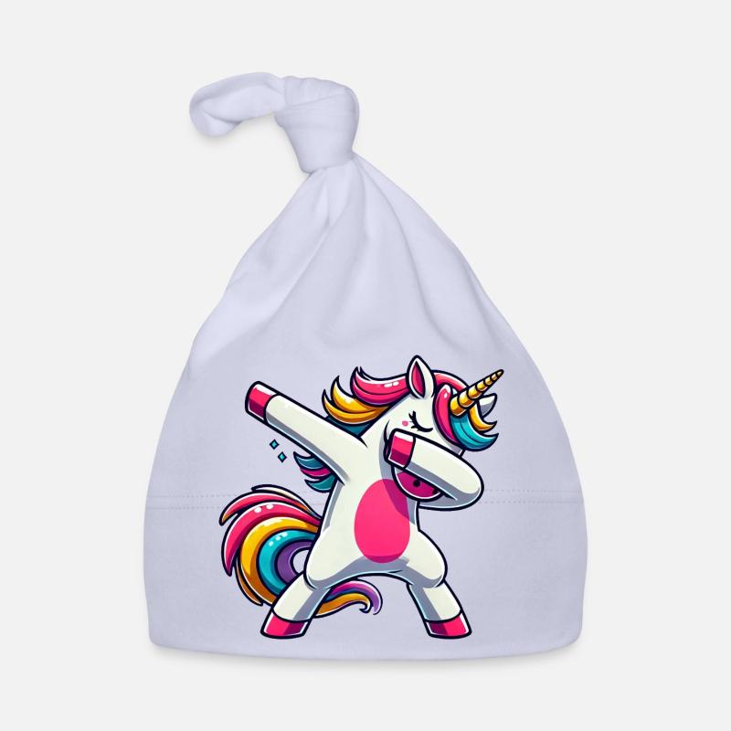 Dab Einhorn Dabbing Einhörner Unicorn Mädchen Baby Bio-Mütze