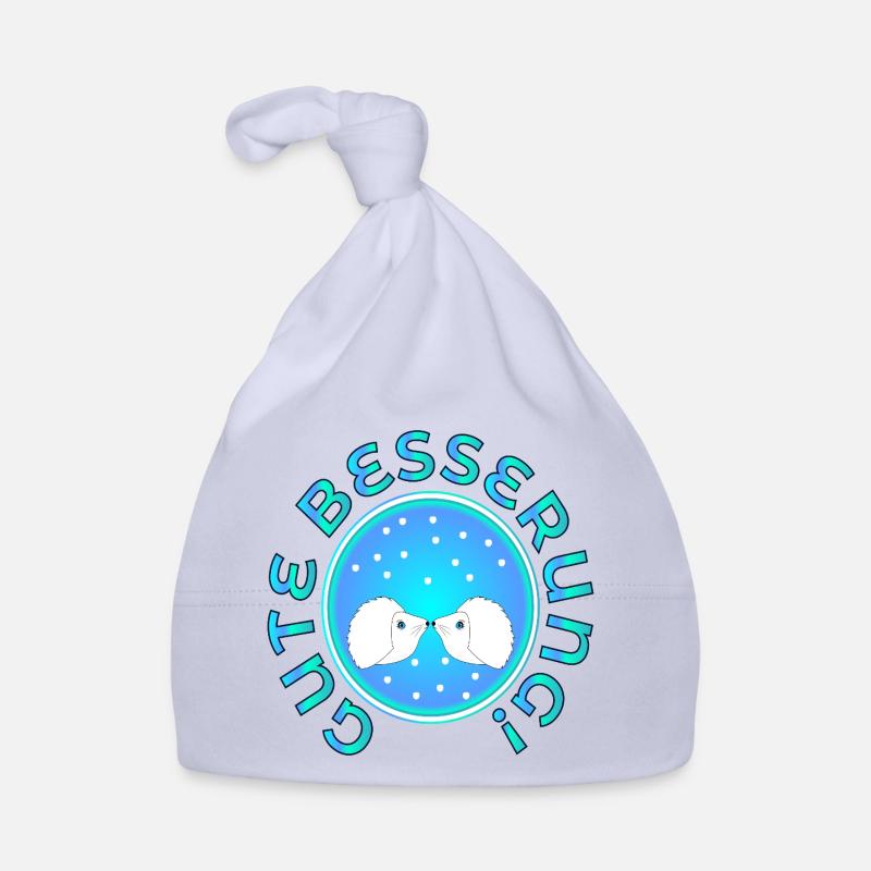 GET WELL SOON COUPLES HEDGEHOGS Organic Baby Cap
