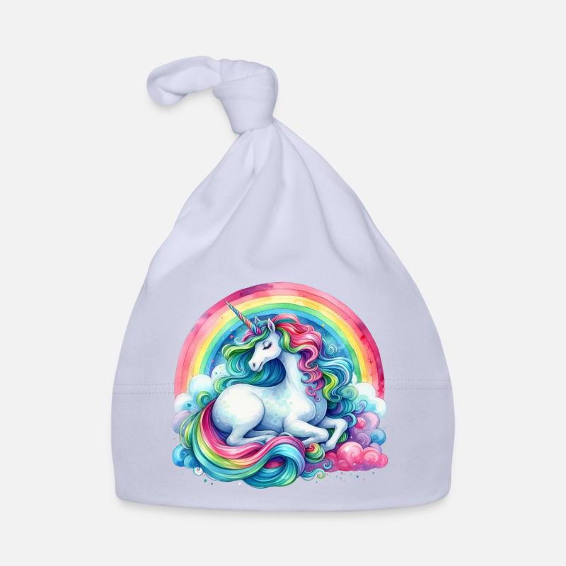 Rainbow Dream Unicorn Organic Baby Cap