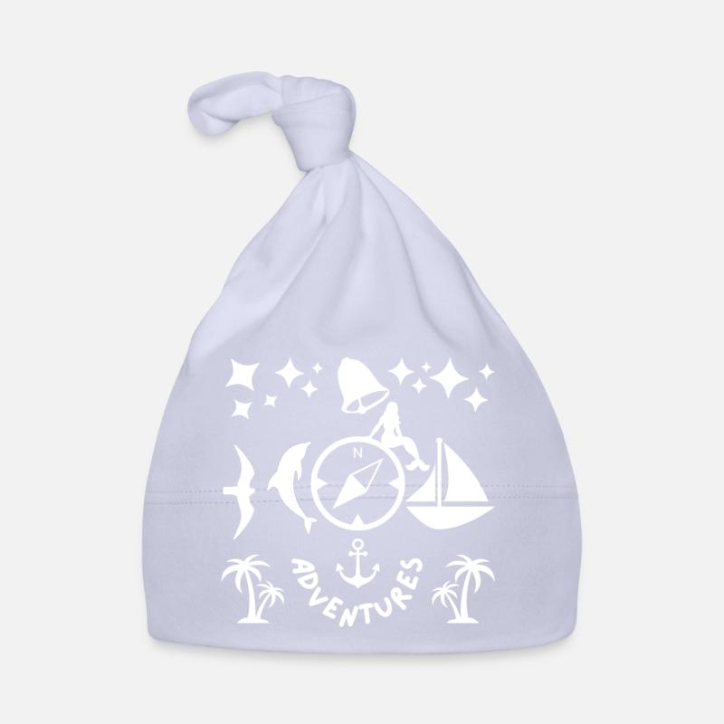 péripéties - Bonnet bio Bébé - ciel