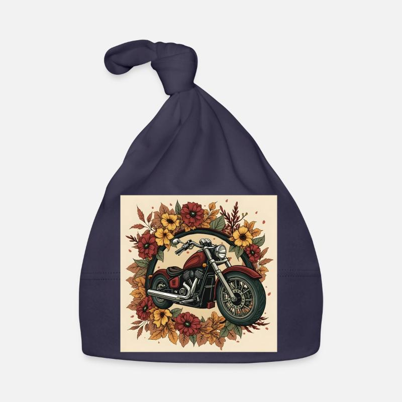 Roue de fleurs d’impression en bloc Bonnet bio Bébé