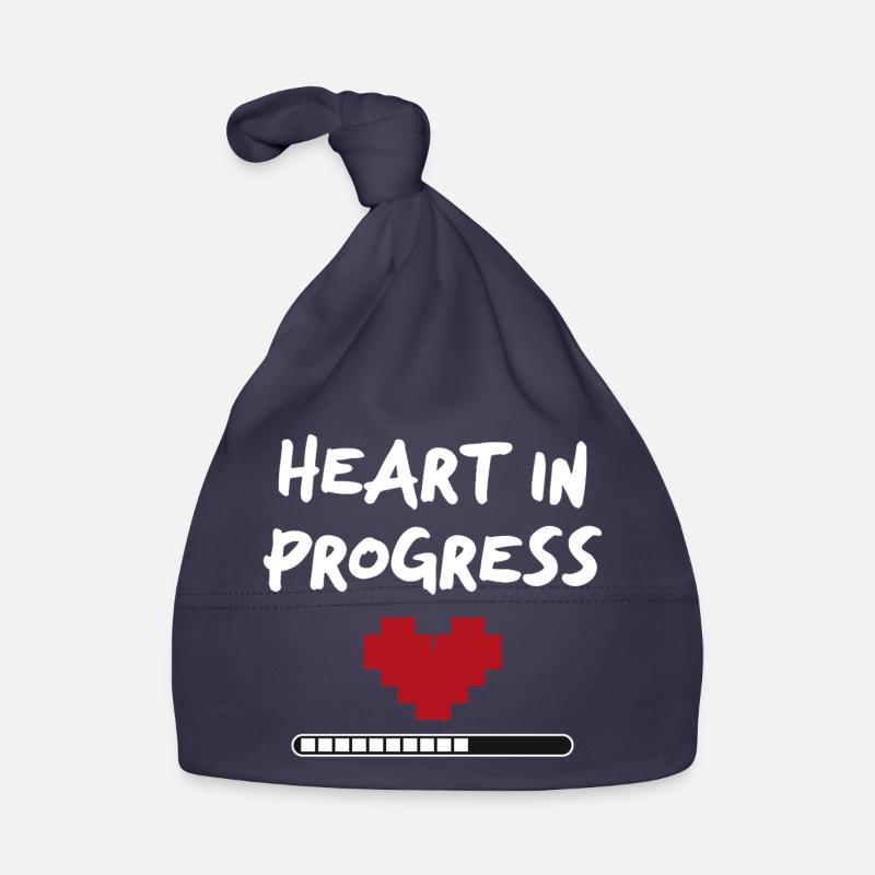 HEART IN PROGRESS Statement Organic Baby Cap