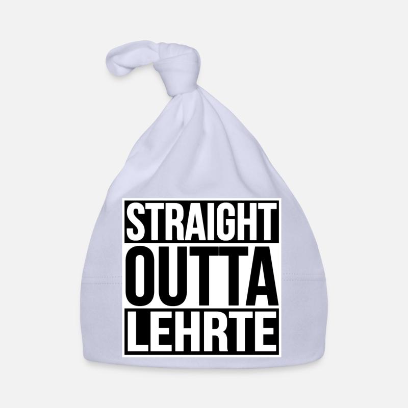 STRAIGHT OUTTA LEHRTE Organic Baby Cap