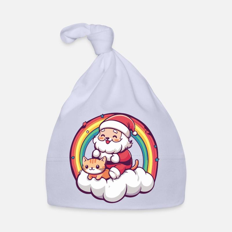 Chat Père Noël Noël Bonnet bio Bébé