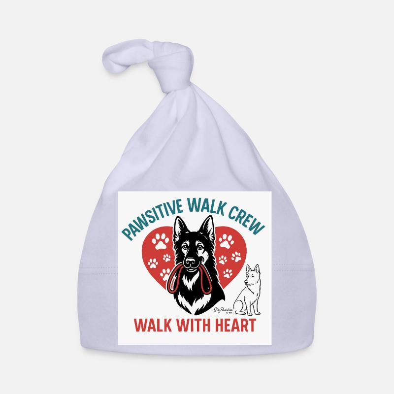 Pawsitive Walk Crew Herzpfoten Baby Bio-Mütze