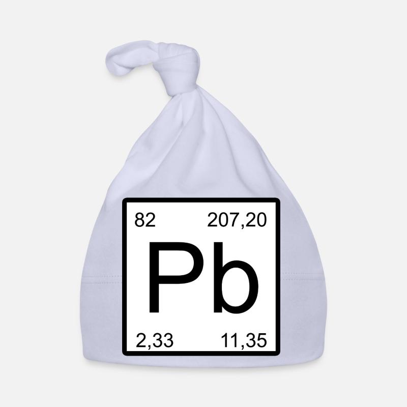 Symbole Pb Signe de Période Bonnet bio Bébé