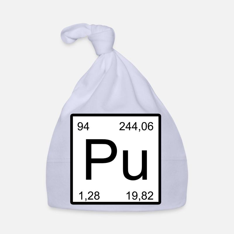 Pu Plutonium Element Design Baby Bio-Mütze