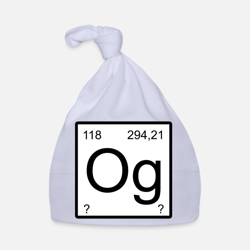 Oganesson og Element Graphic Periodic Table Bonnet bio Bébé