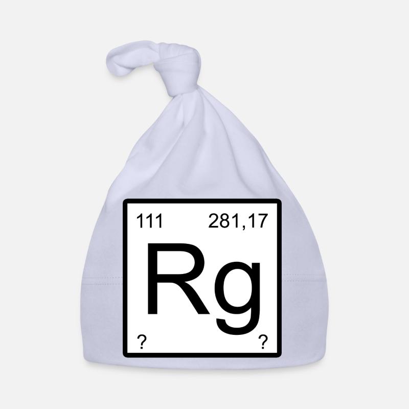 Roentgenium Minimal Design Organic Baby Cap