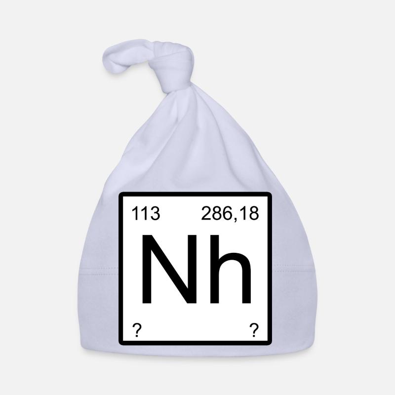 Quadrant du symbole du nihonium Bonnet bio Bébé