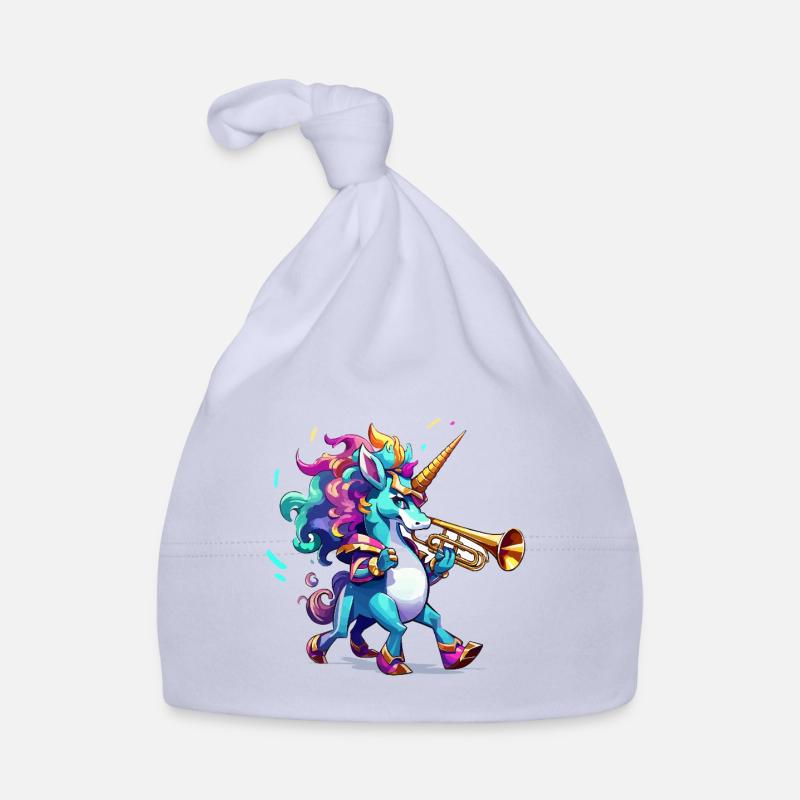 Sort de couleur de la trompette licorne Bonnet bio Bébé