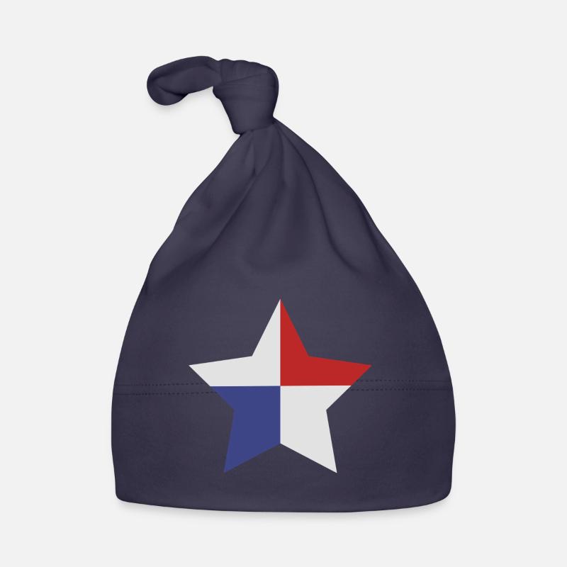 Drapeau en forme d’étoile du Panama Bonnet bio Bébé