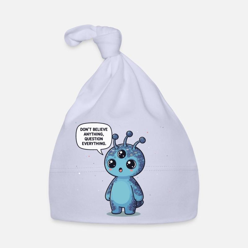 Extraterrestre mignon : Déclaration - Remettez tout en question Bonnet bio Bébé