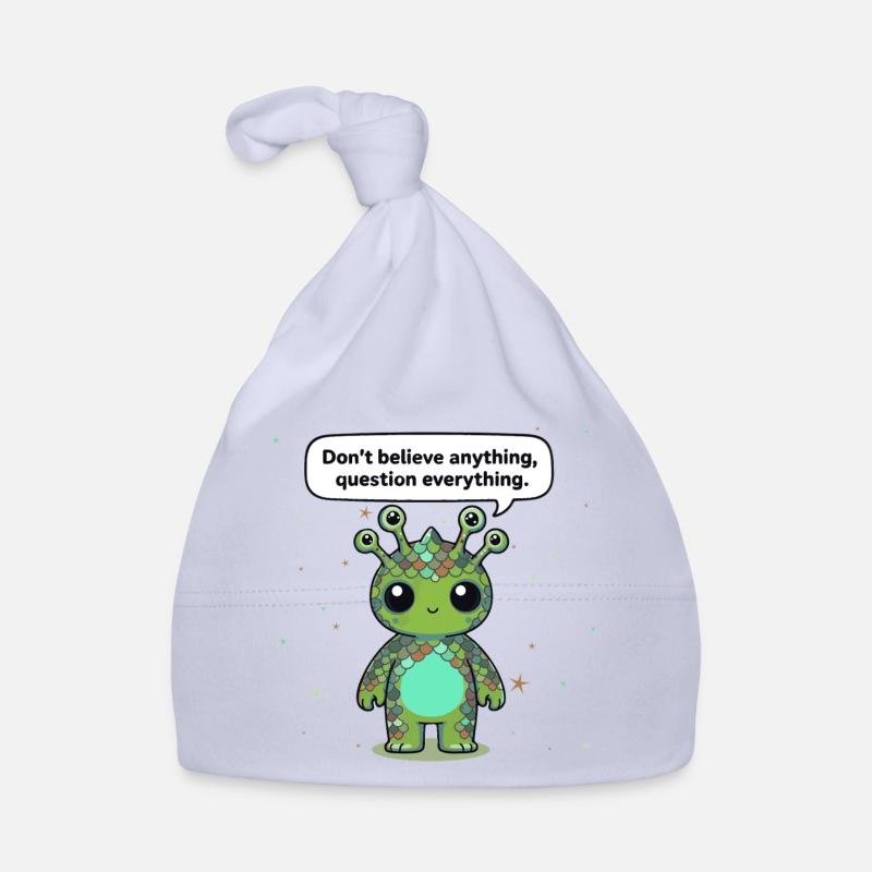 Neugieriges Alien - Statement: Hinterfrage alles Baby Bio-Mütze