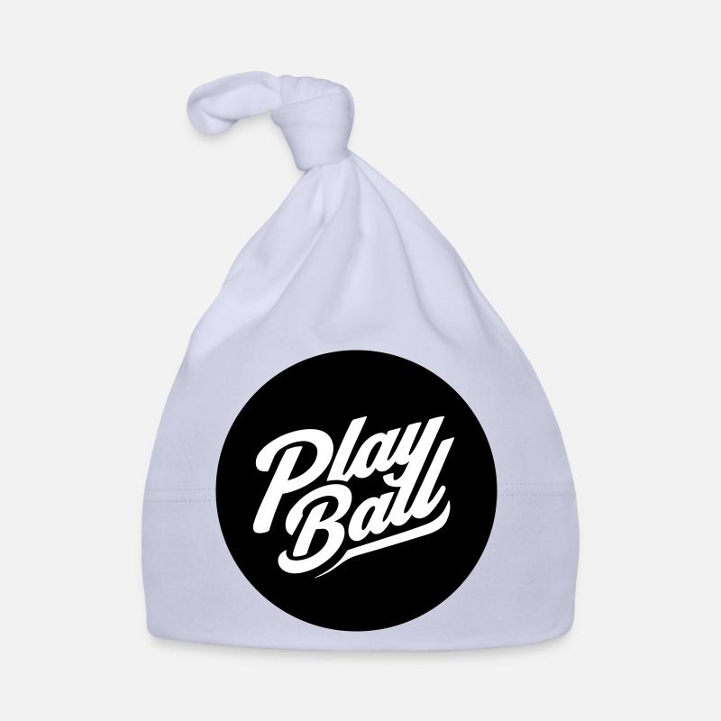 Play Ball Vintage Script Bonnet bio Bébé