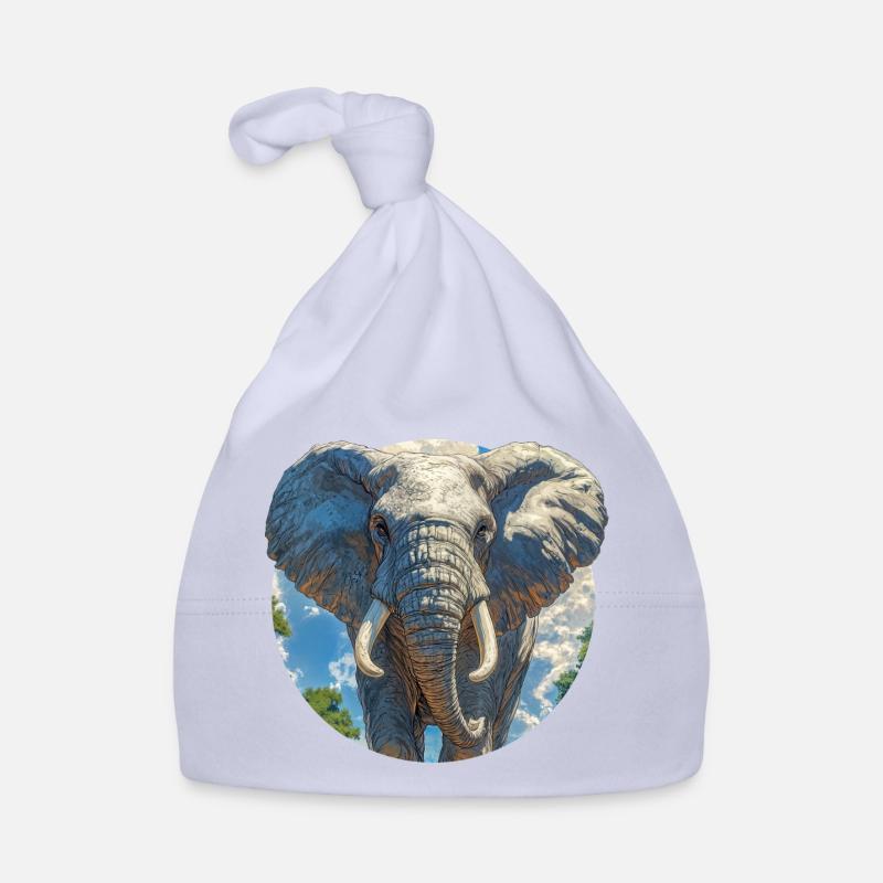 Design d'Elephant Bonnet bio Bébé