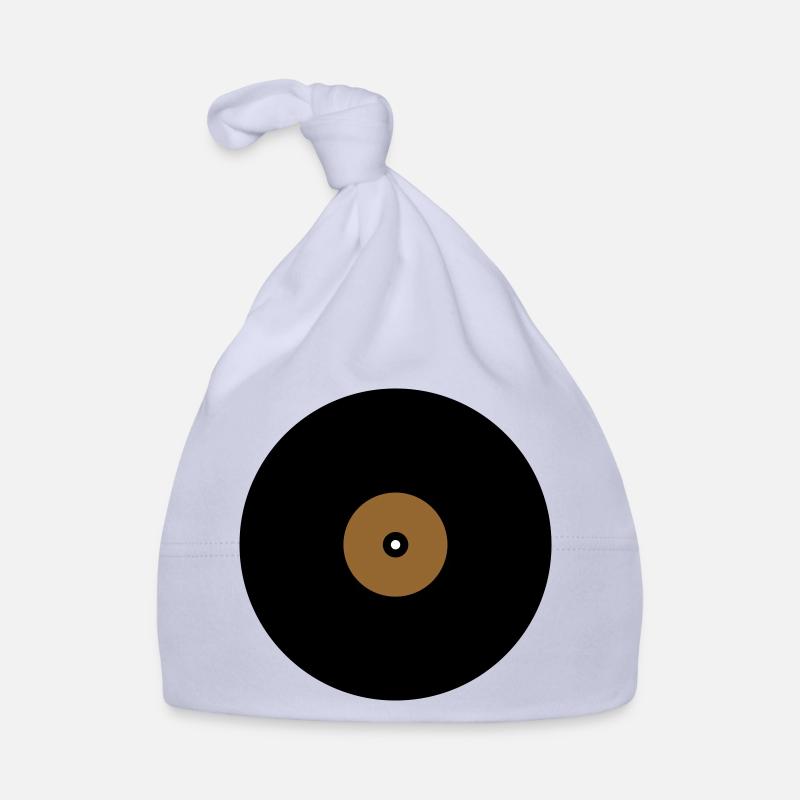 Base de boîte de texte en cercle de disque vinyle Bonnet bio Bébé
