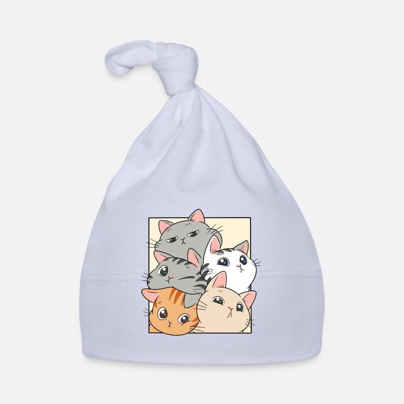 Cat Stack Ensemble Bonnet bio Bébé