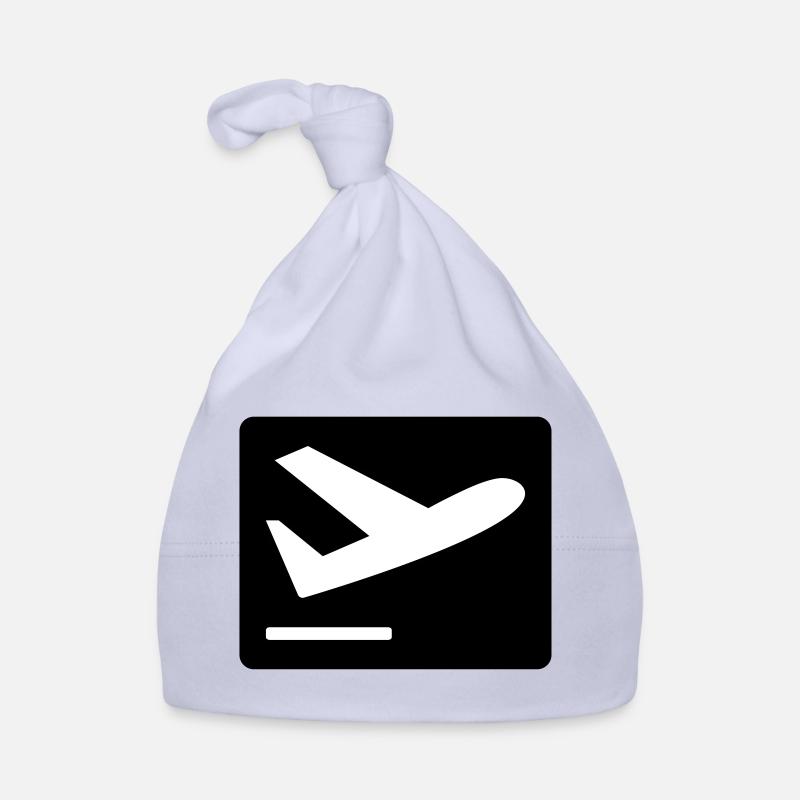Airplane taking off Organic Baby Cap