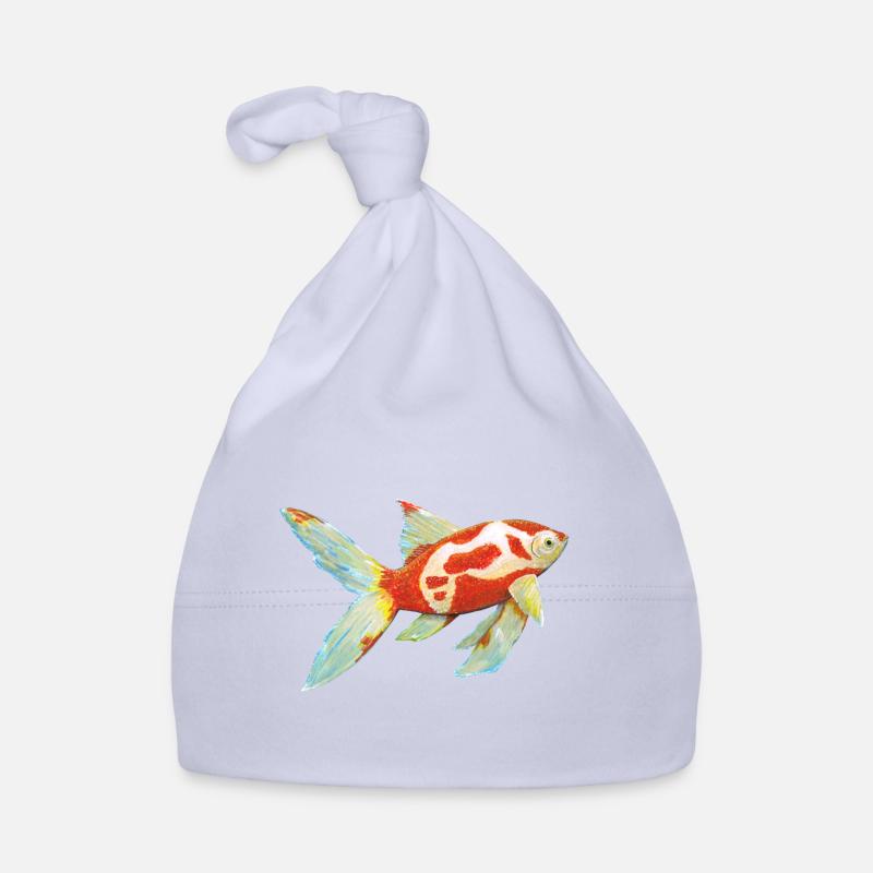 Poisson rouge à queue de comète Bonnet bio Bébé
