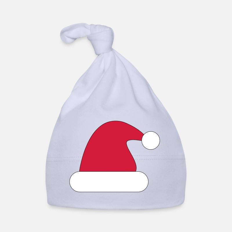 Bonnet de Noel, bonnet de Noel - Bonnet bio Bébé - ciel