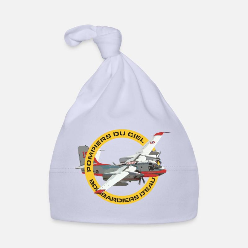 Tracker bombardier d'eau - Bonnet bio Bébé - ciel