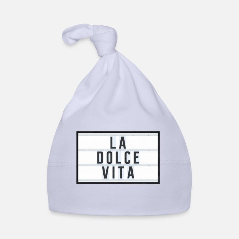 LA DOLCE VITA - Bonnet bio Bébé - ciel