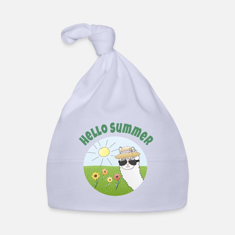 Hello Summer: Sonnenscheinalpaka Baby Bio-Mütze