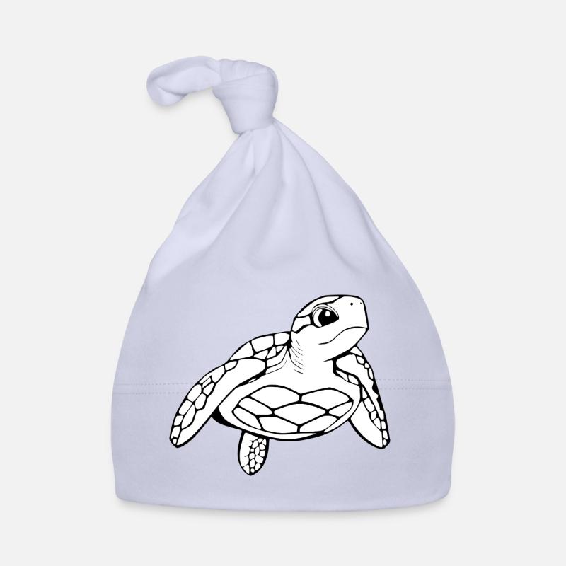 Turtle Turtles Organic Baby Cap