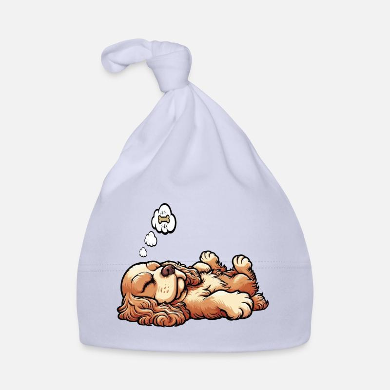 Cocker Spaniel Cockerhund Cocker Spaniel Besitzer Baby Bio-Mütze