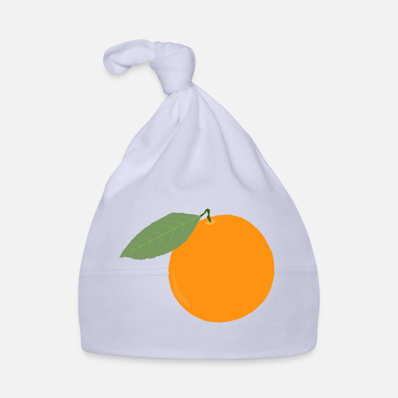Orange fruit fruit gift gift idea Organic Baby Cap