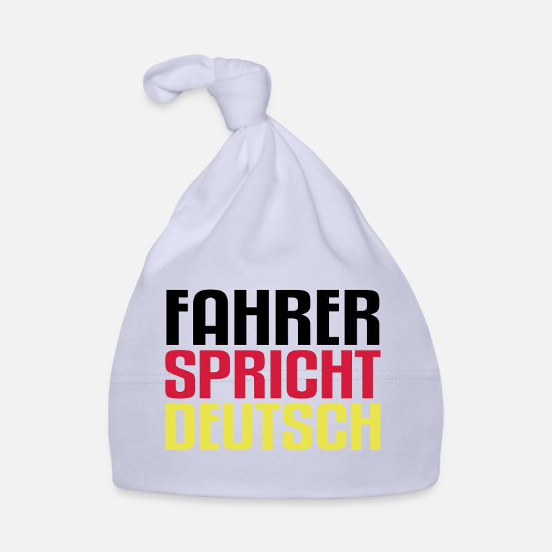 fahrer spricht deustch Baby Bio-Mütze