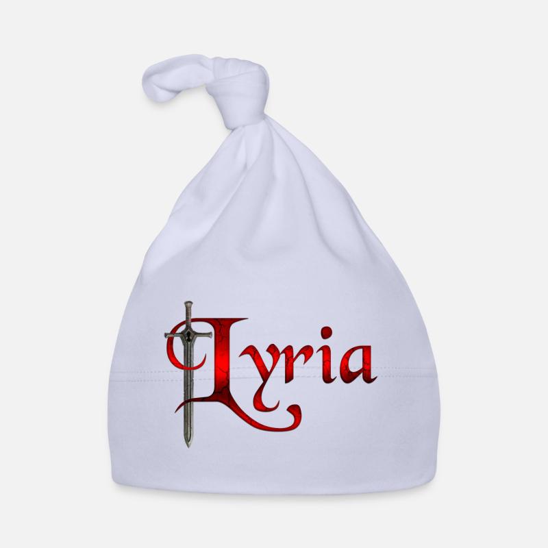 Lyria RPG Server Schwert Mittelalter Logo Baby Bio-Mütze